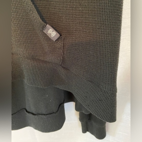 Victoria's Secret Supermodel Essentials Black Hooded Sleep  Shirt Ladies Med - Picture 9 of 12